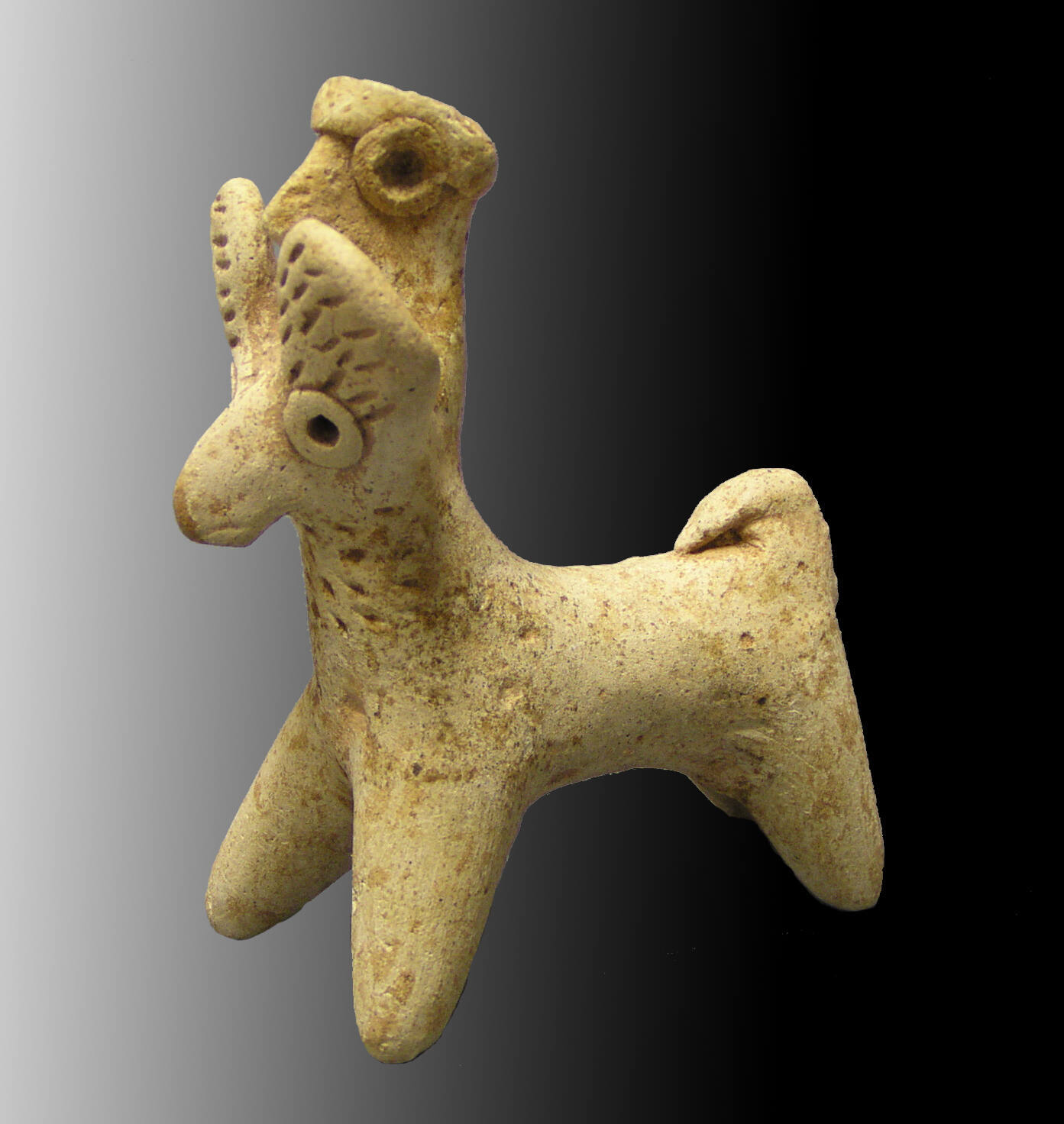 Horse and Rider Figurine