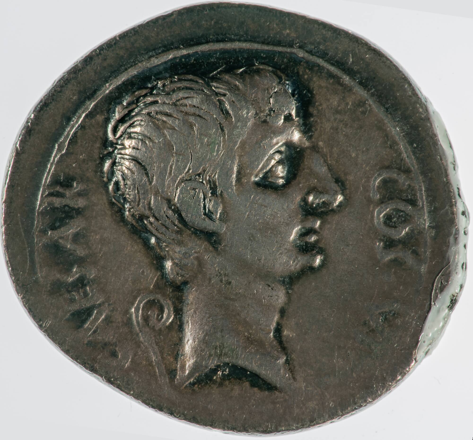 Silver Denarius of Octavian