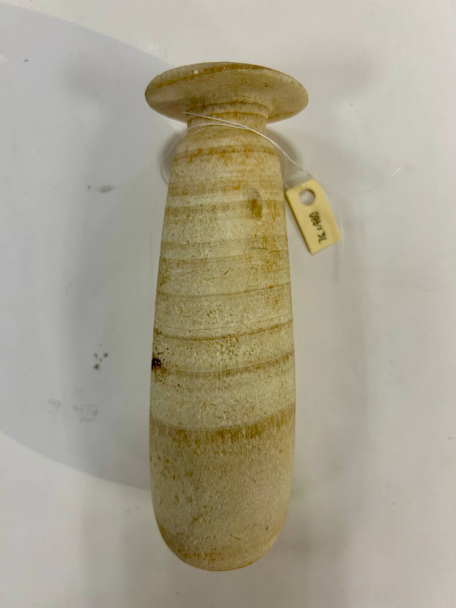 Alabaster alabastron (perfume vase)